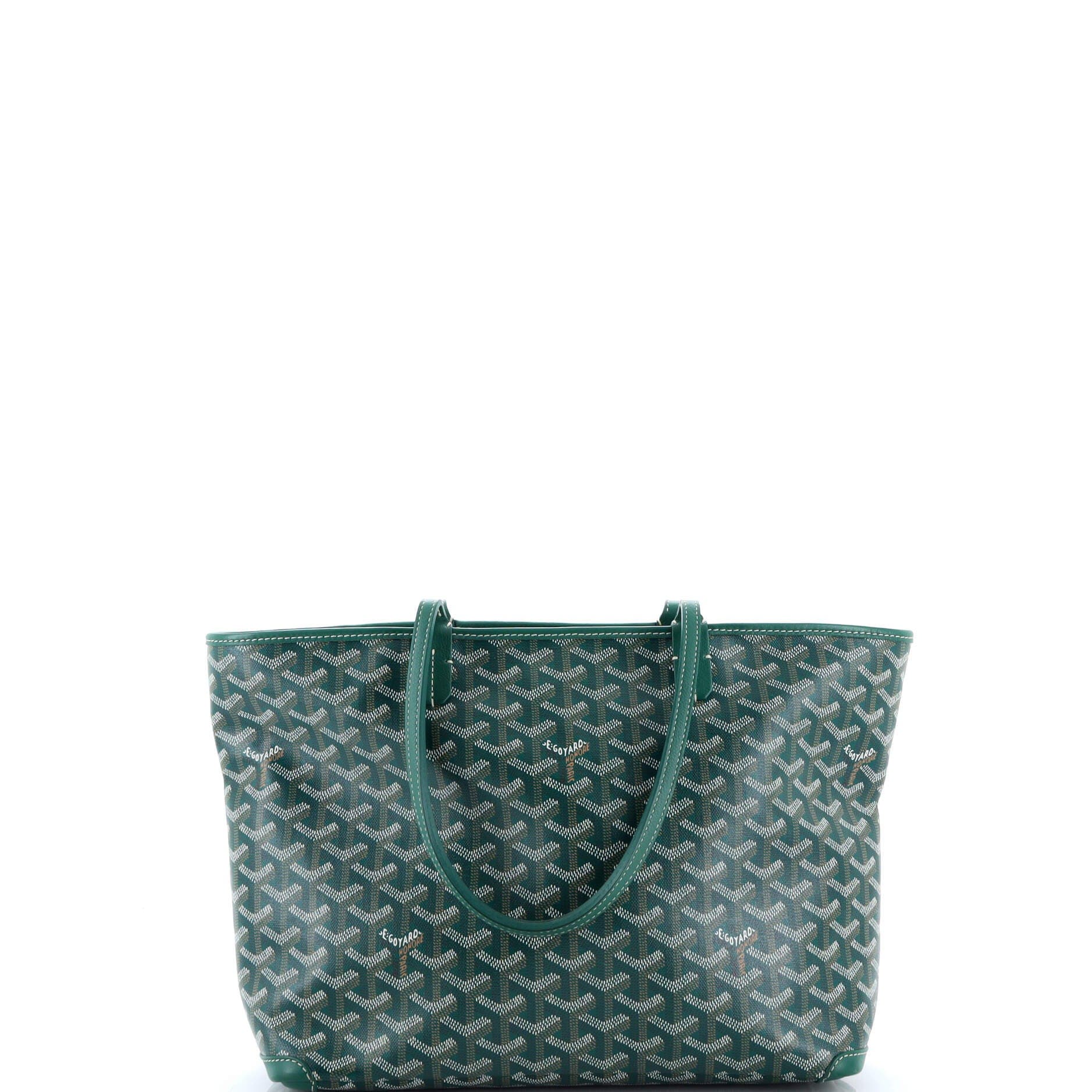 Pre-Owned Goyard Artois Tote Coated Canvas PM, Main, color, Green