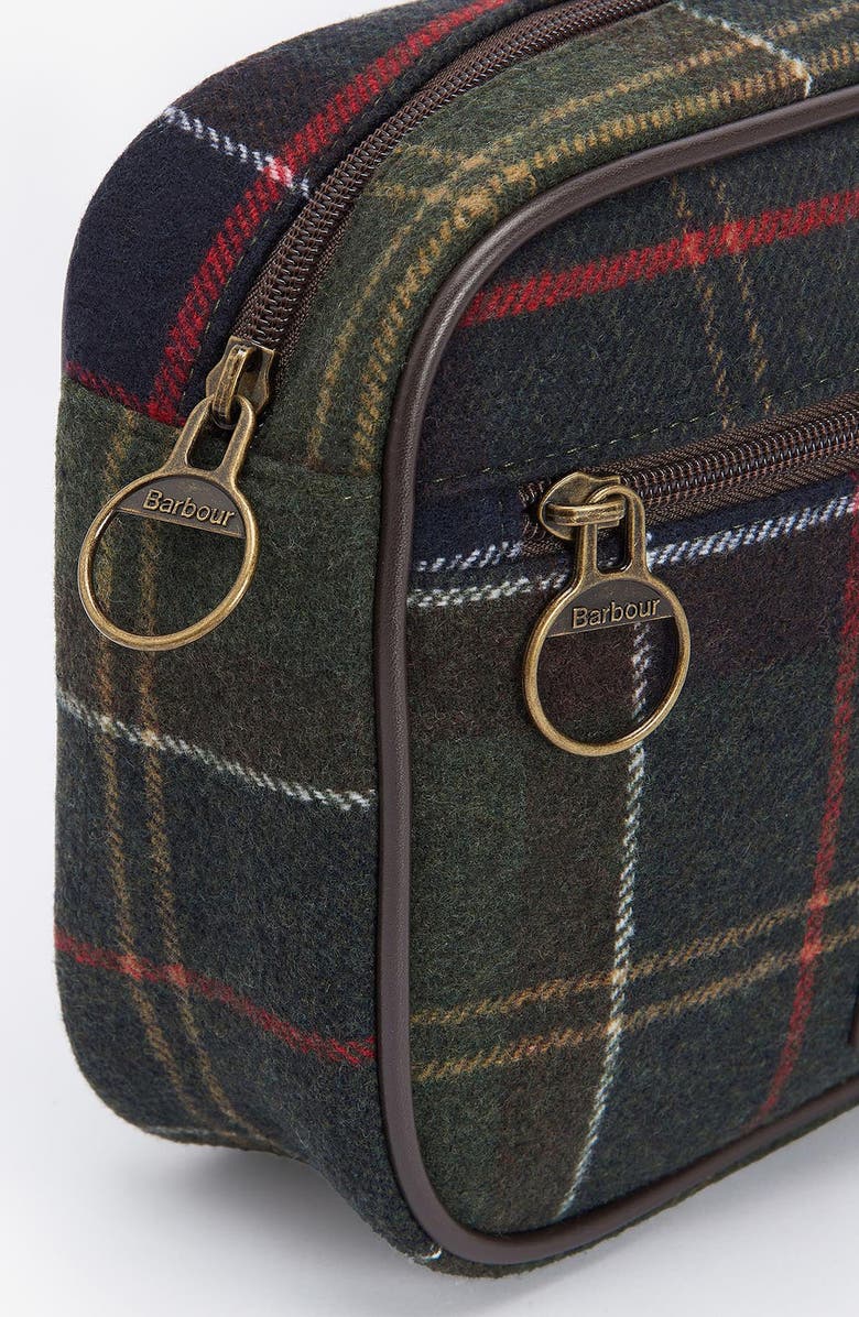 Barbour Allowhay Tartan Washbag, Alternate, color,