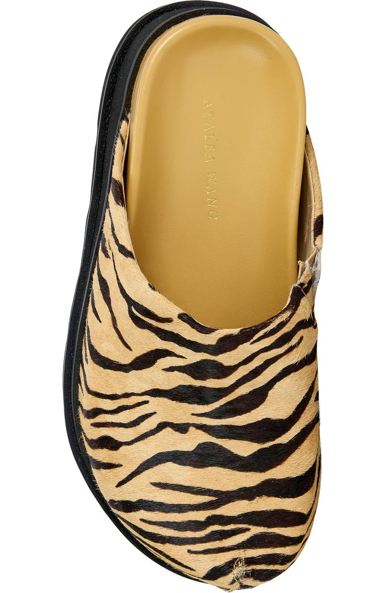 AZALEA WANG Sarinda Genuine Calf Hair Clog, Alternate, color,