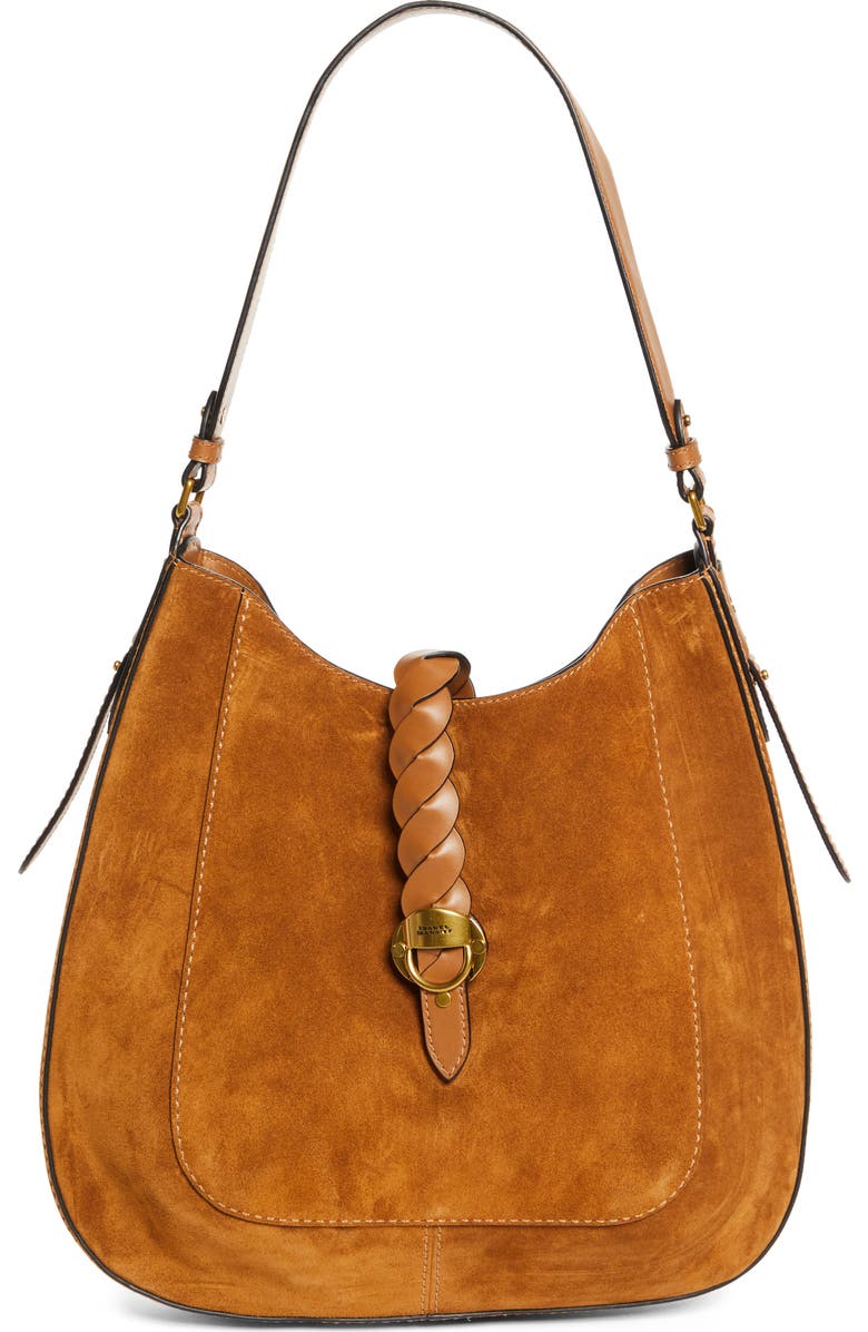 Isabel Marant Altay Suede Hobo Bag, Main, color,