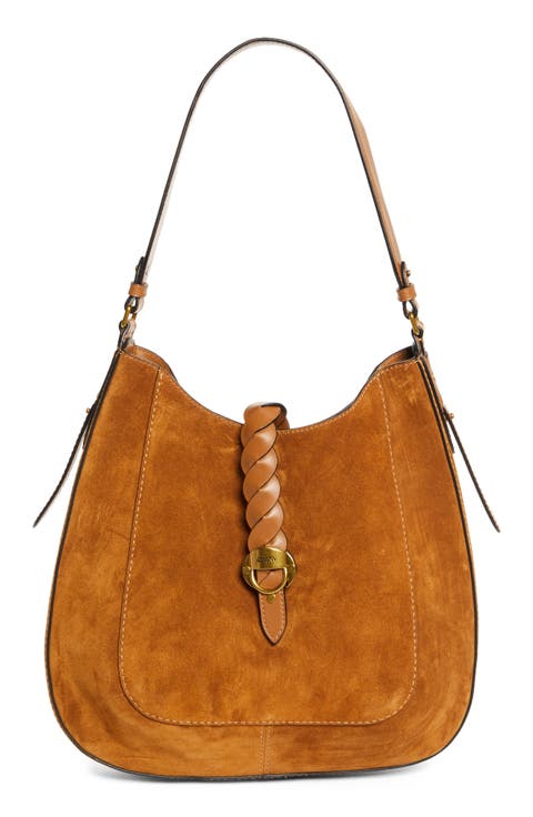 Altay Suede Hobo Bag