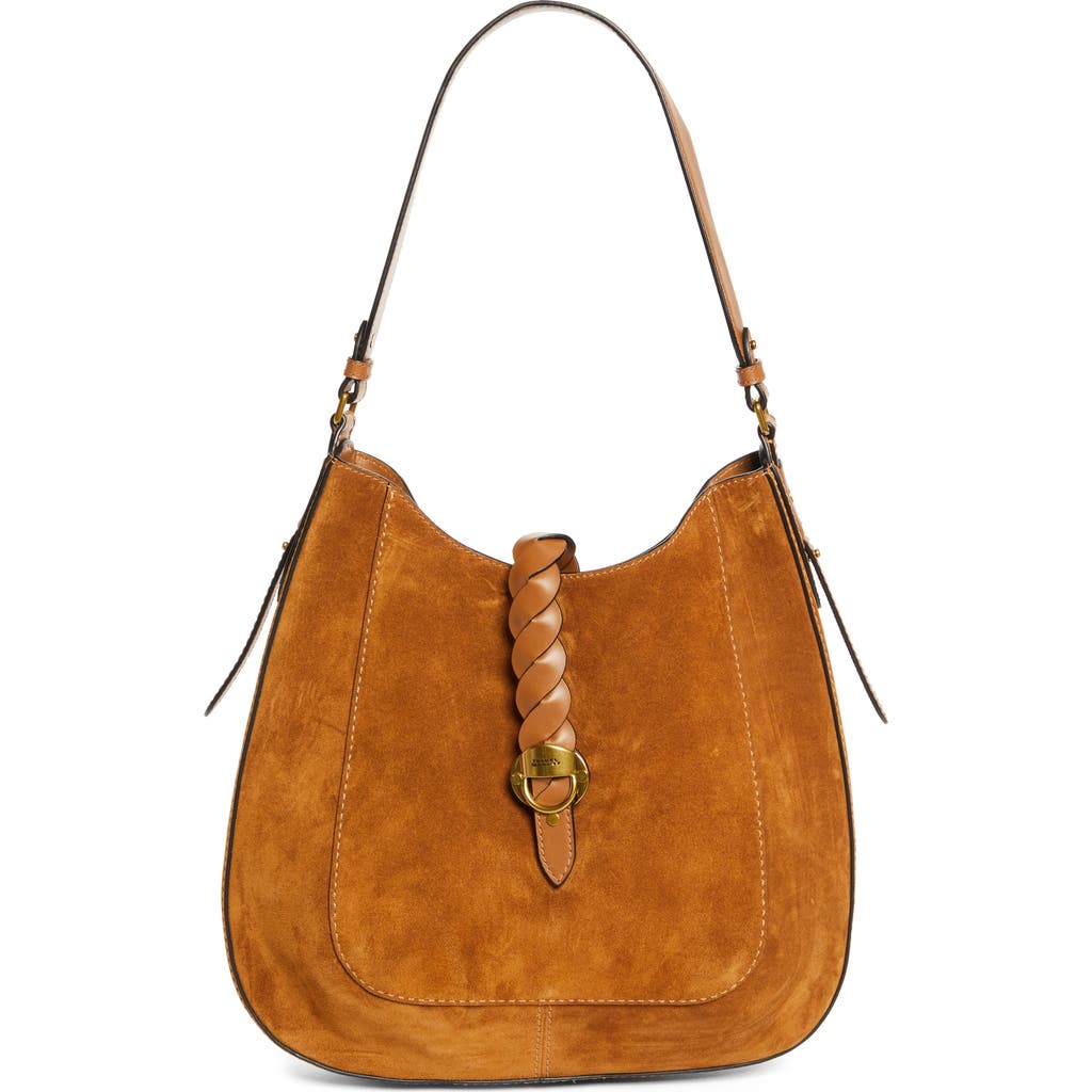 Isabel Marant Altay Suede Hobo Bag in Cognac at Nordstrom