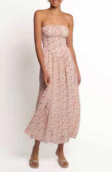 Petal & Pup Jody Strapless Maxi Dress