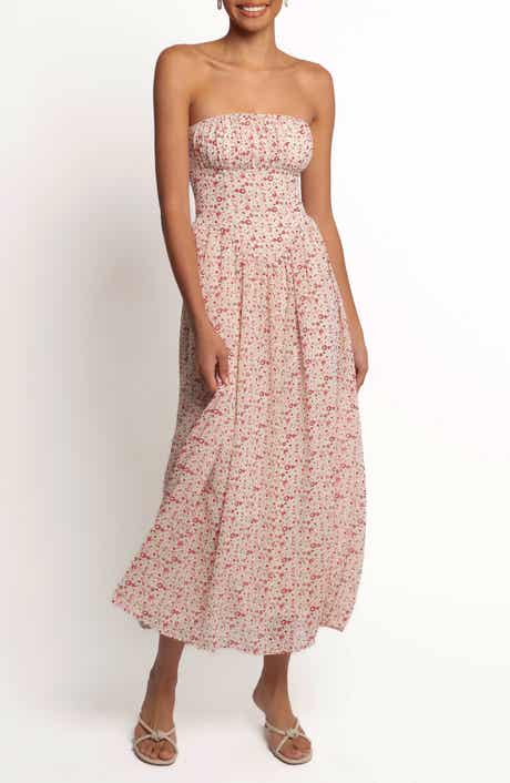 Petal & Pup Jody Strapless Maxi Dress