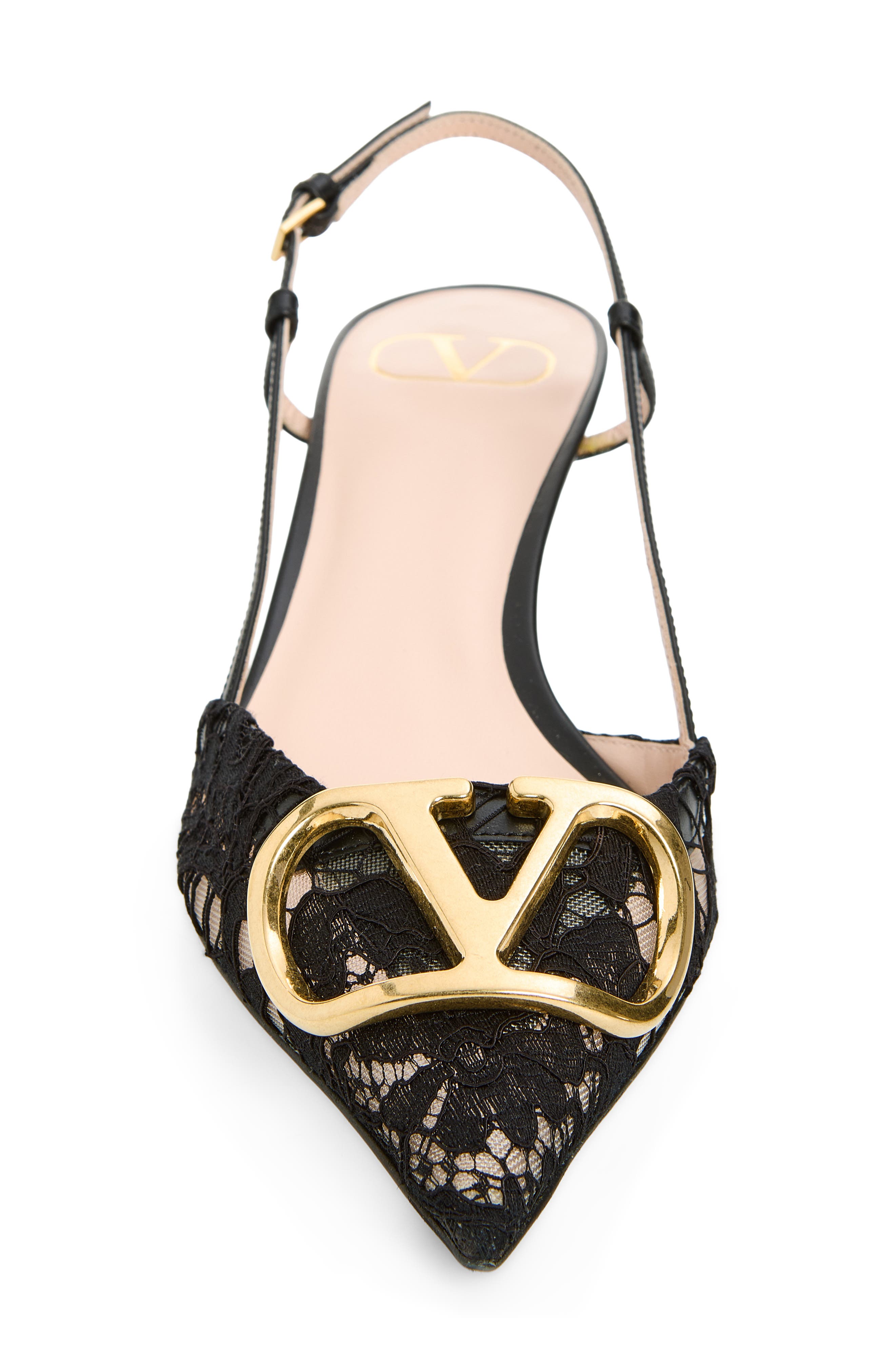 VLOGO Slingback Pump, Alternate, color, BLACK