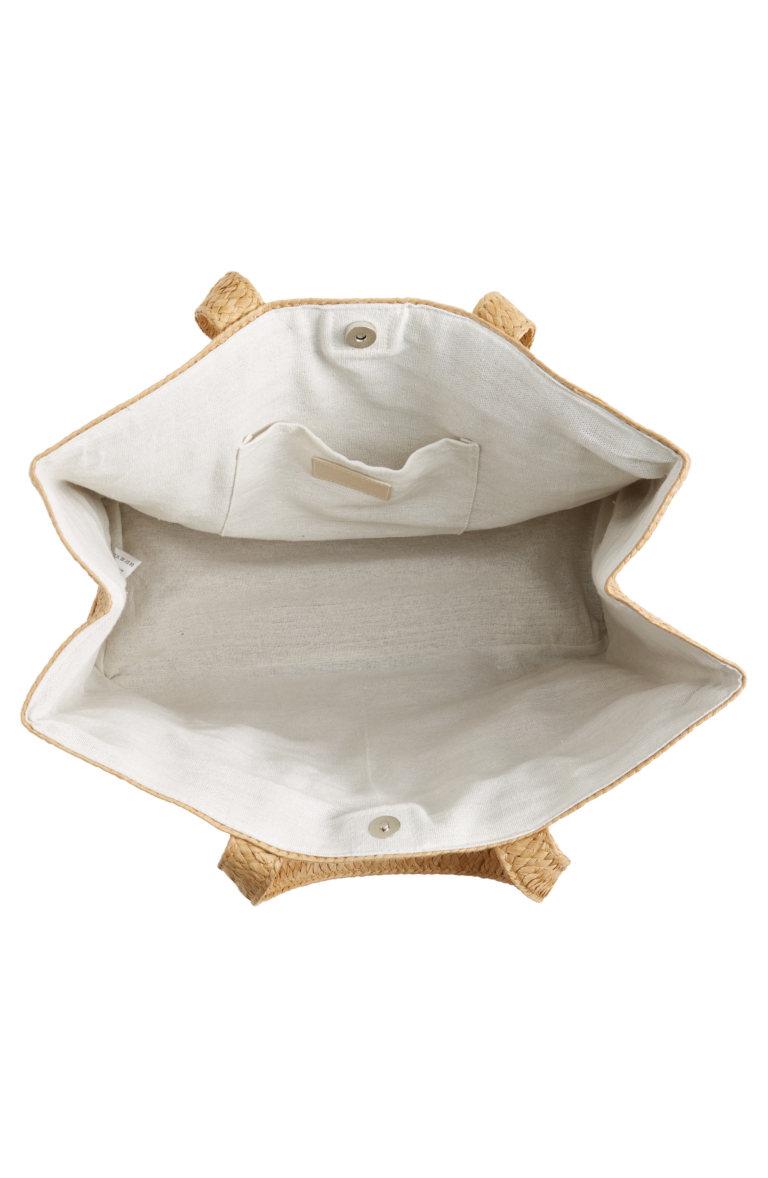 BTB Los Angeles Best Beaches Forever Straw Tote, Alternate, color, 