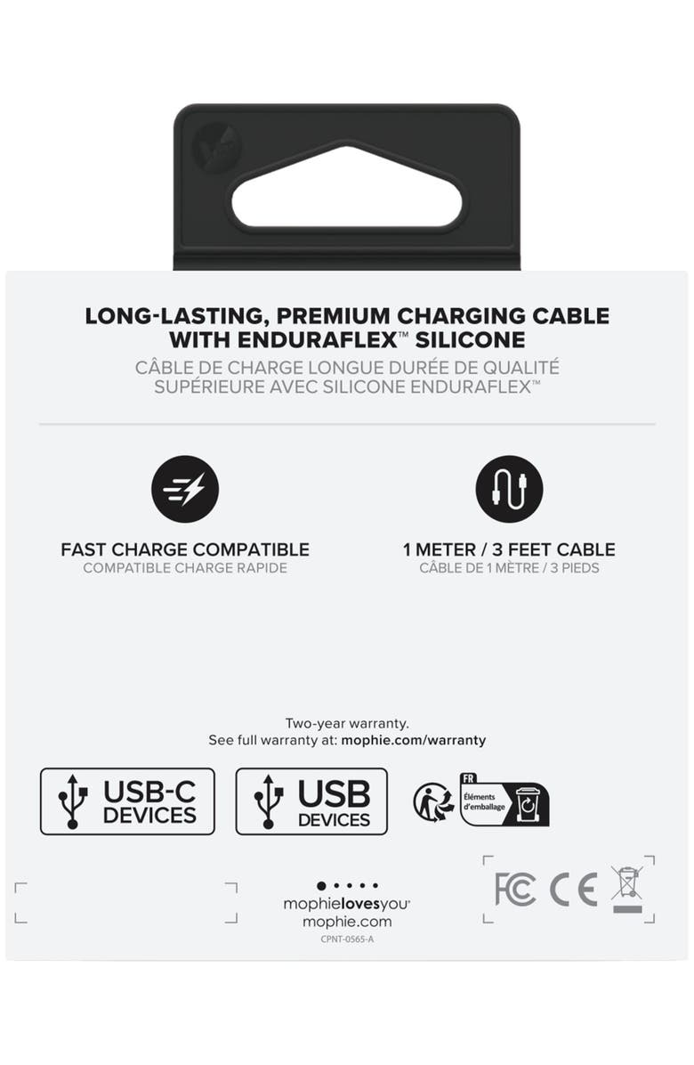 Belkin BoostCharge USB-C to USB-A Cable 1m / 3.3ft, Alternate, color, Black