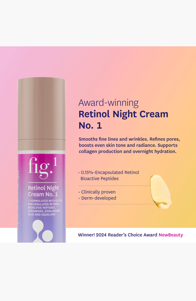Fig.1 Beauty Retinol Night Cream Level 1, Alternate, color, Deluxe Mini