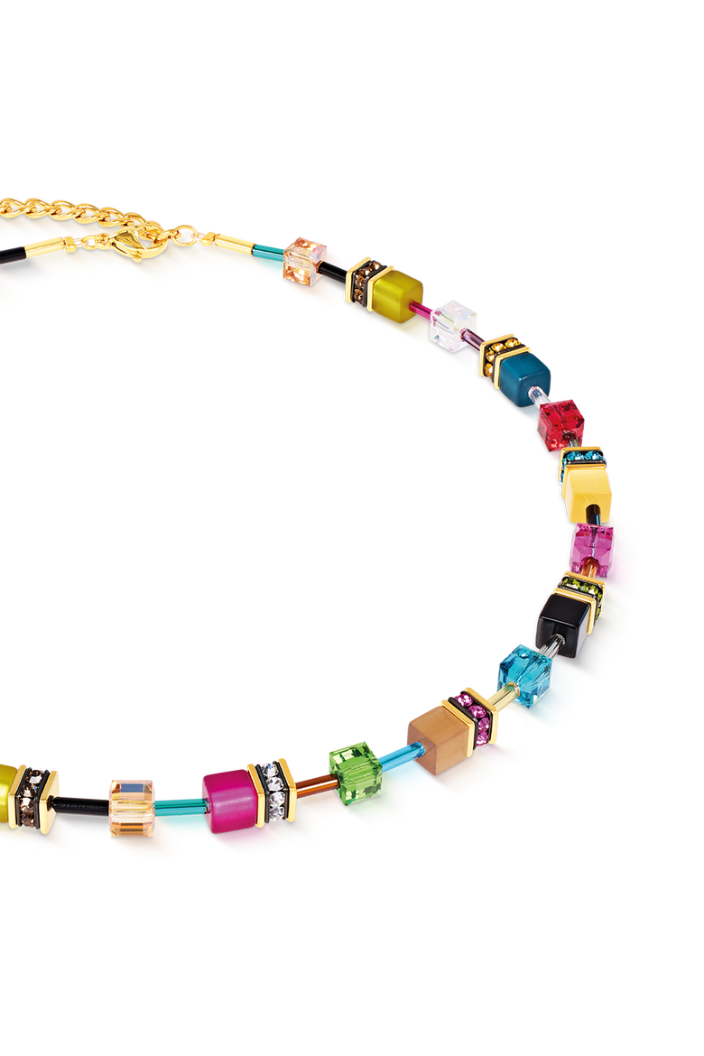 GeoCUBE® Iconic Necklace Multicolor, Alternate, color, Joy Gold