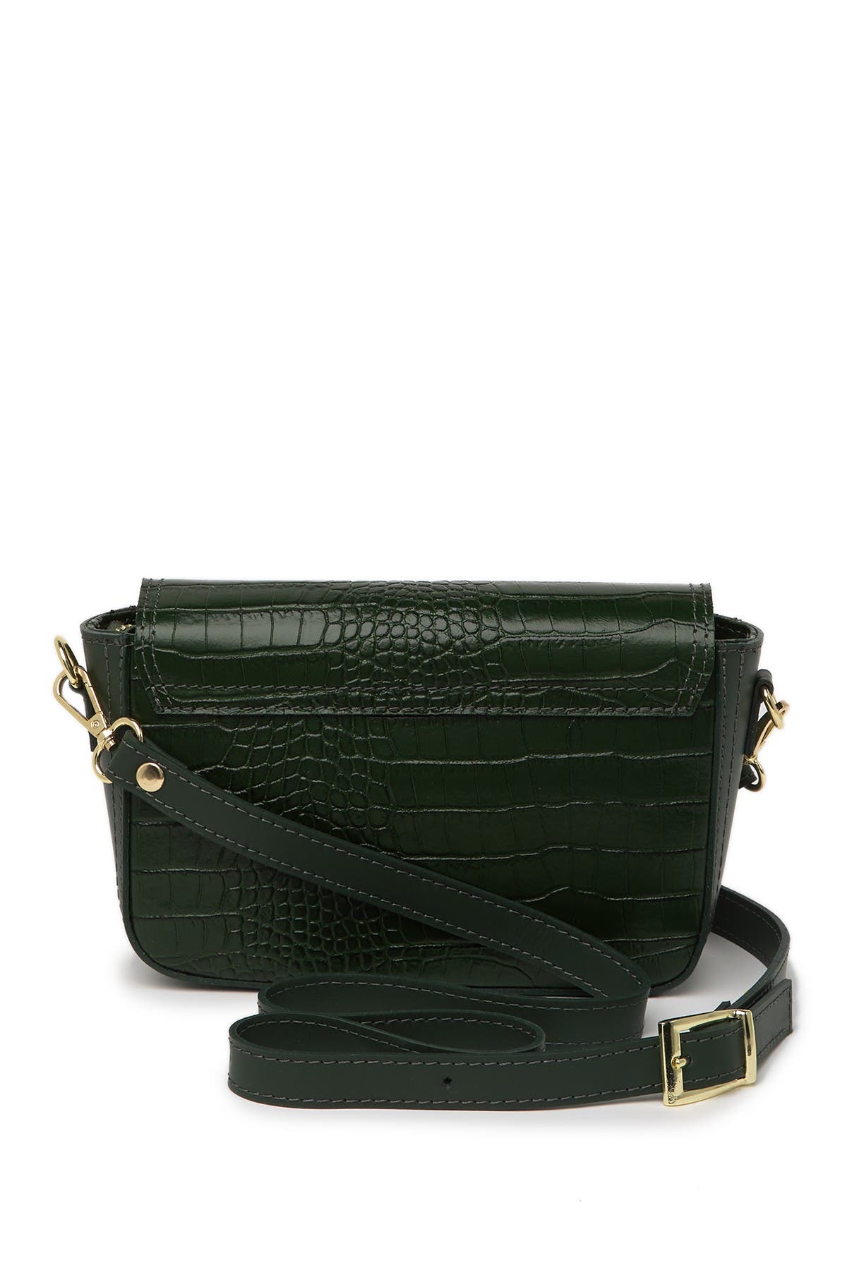 SCUI STUDIOS Croc Embossed Crossbody Bag (Men) | Nordstromrack