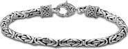 SAMUEL B. Sterling Silver Byzantine Bracelet