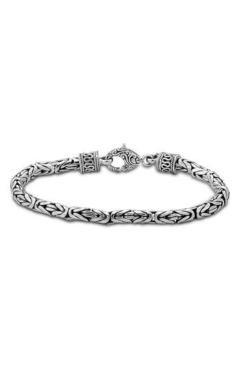 Samuel B. Sterling Silver Byzantine Bracelet In Silver