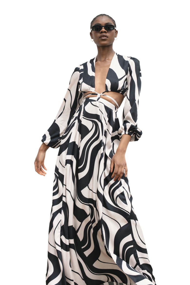 Amal Dress, Alternate, color, Luze Noir