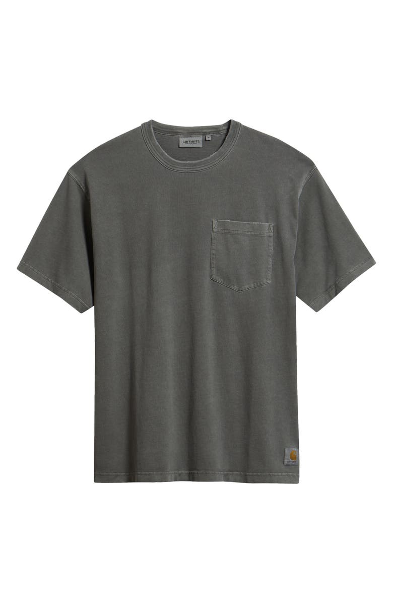 Carhartt Work In Progress Torion Distressed Pocket T-Shirt, Alternate, color, Black (Grind Wash)
