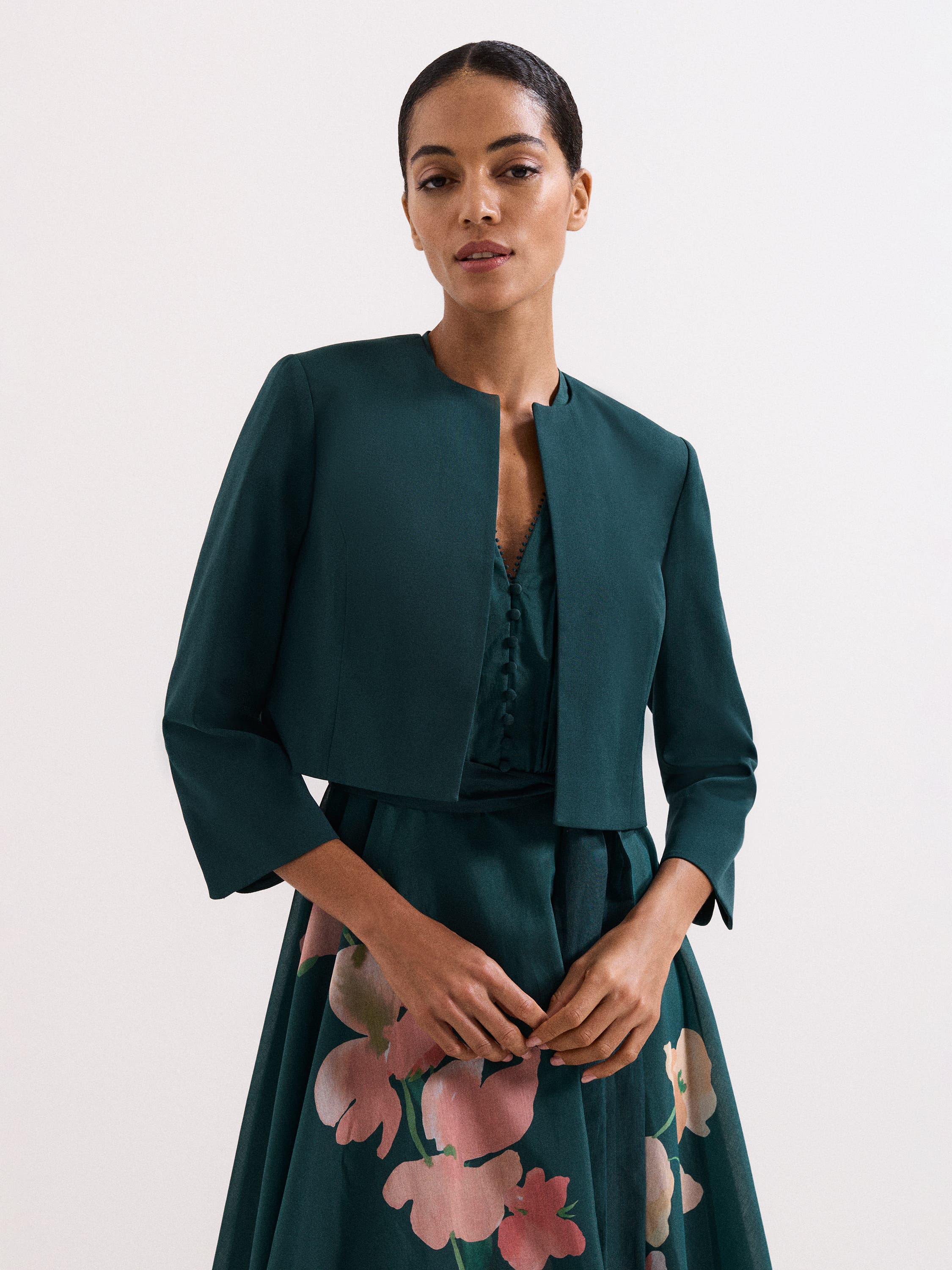 Arlette Teal Jacket