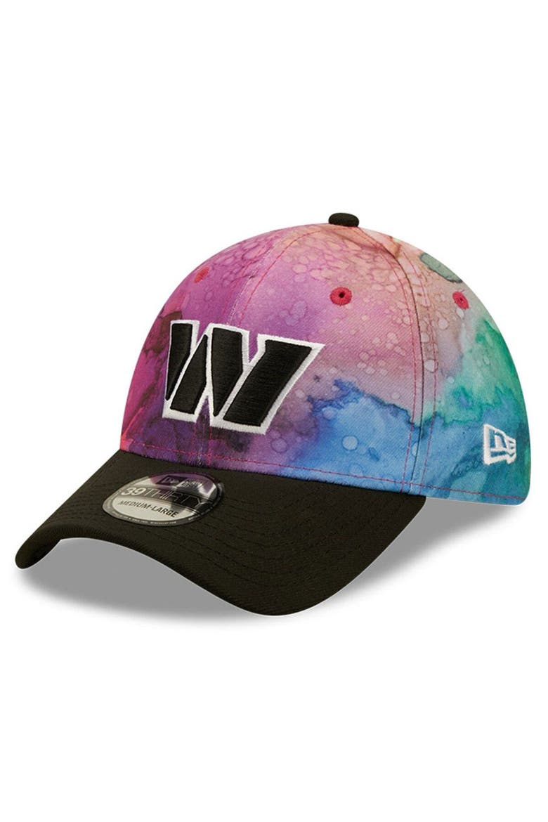 Men's New Era Pink/Black Washington Commanders 2022 NFL Crucial Catch 39THIRTY Flex Hat, Alternate, color, Pink