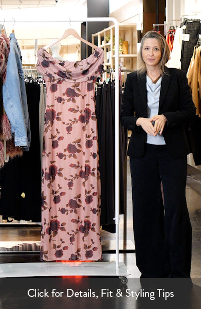 Indya Off the Shoulder Maxi Dress, sales video thumbnail