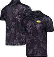 COLOSSEUM Men's Colosseum Black Iowa Hawkeyes Palms Team Polo