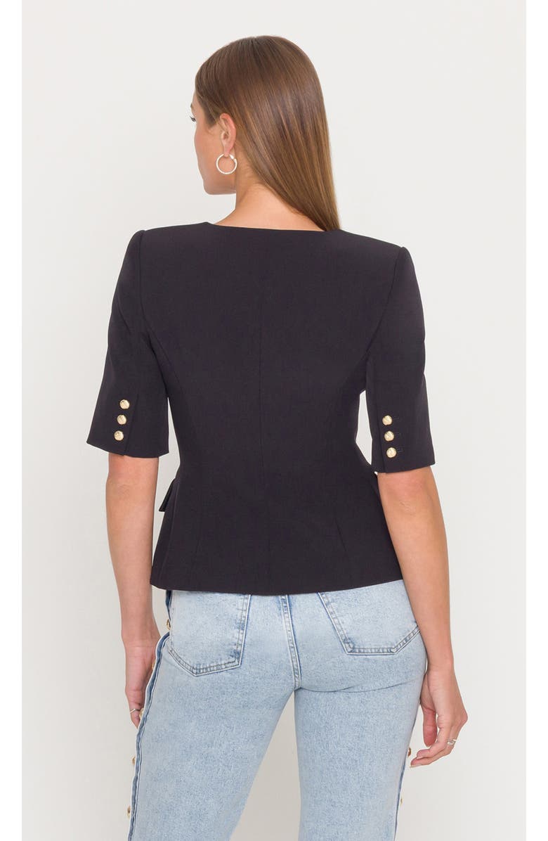 Generation Love Tilly Crepe Jacket, Alternate, color, Black