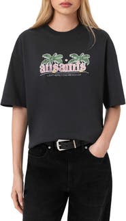 AllSaints Troppo Etta Logo Graphic T-Shirt