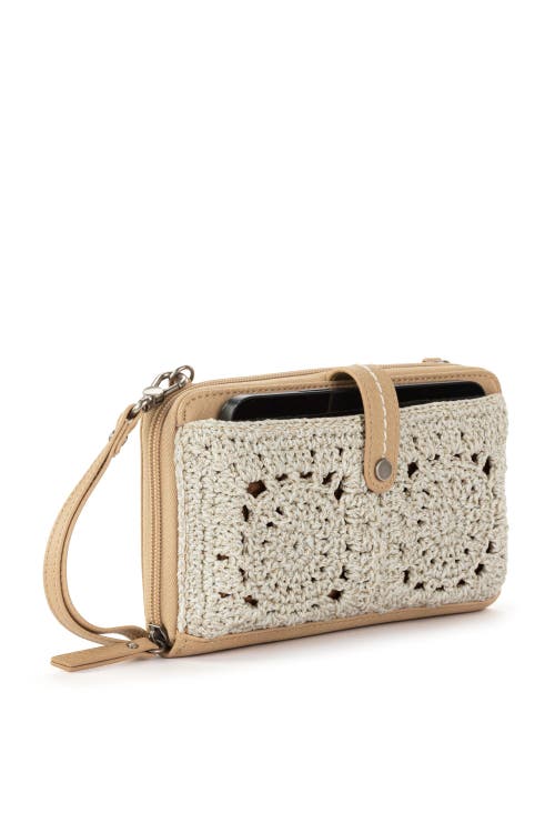 The Sak Iris Smartphone Crossbody In Natural Medallion