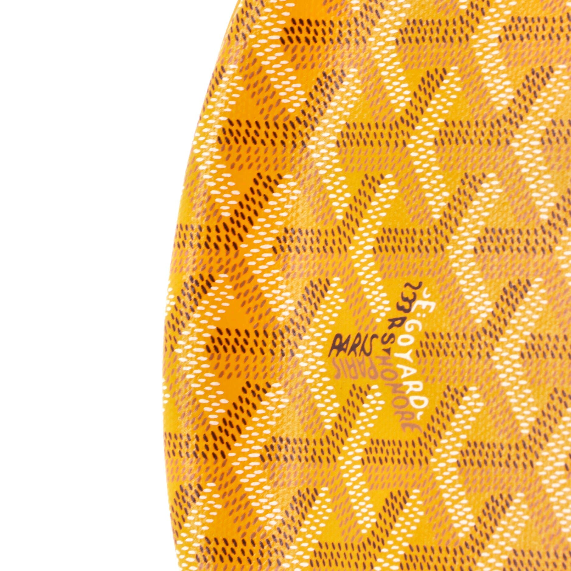 Hirondelle Shoulder Bag Coated Canvas and Leather, Alternate, color, Yellow