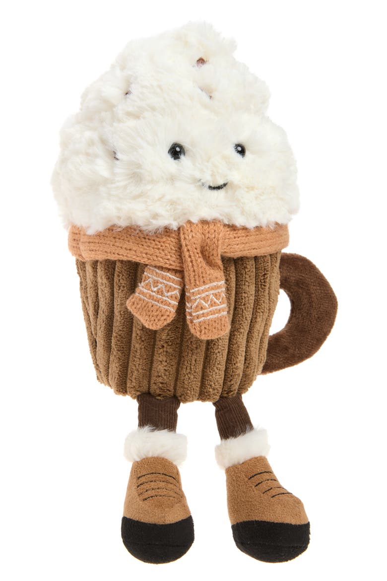 Amuseables Scarffles Hot Chocolate, Main, color, BROWN