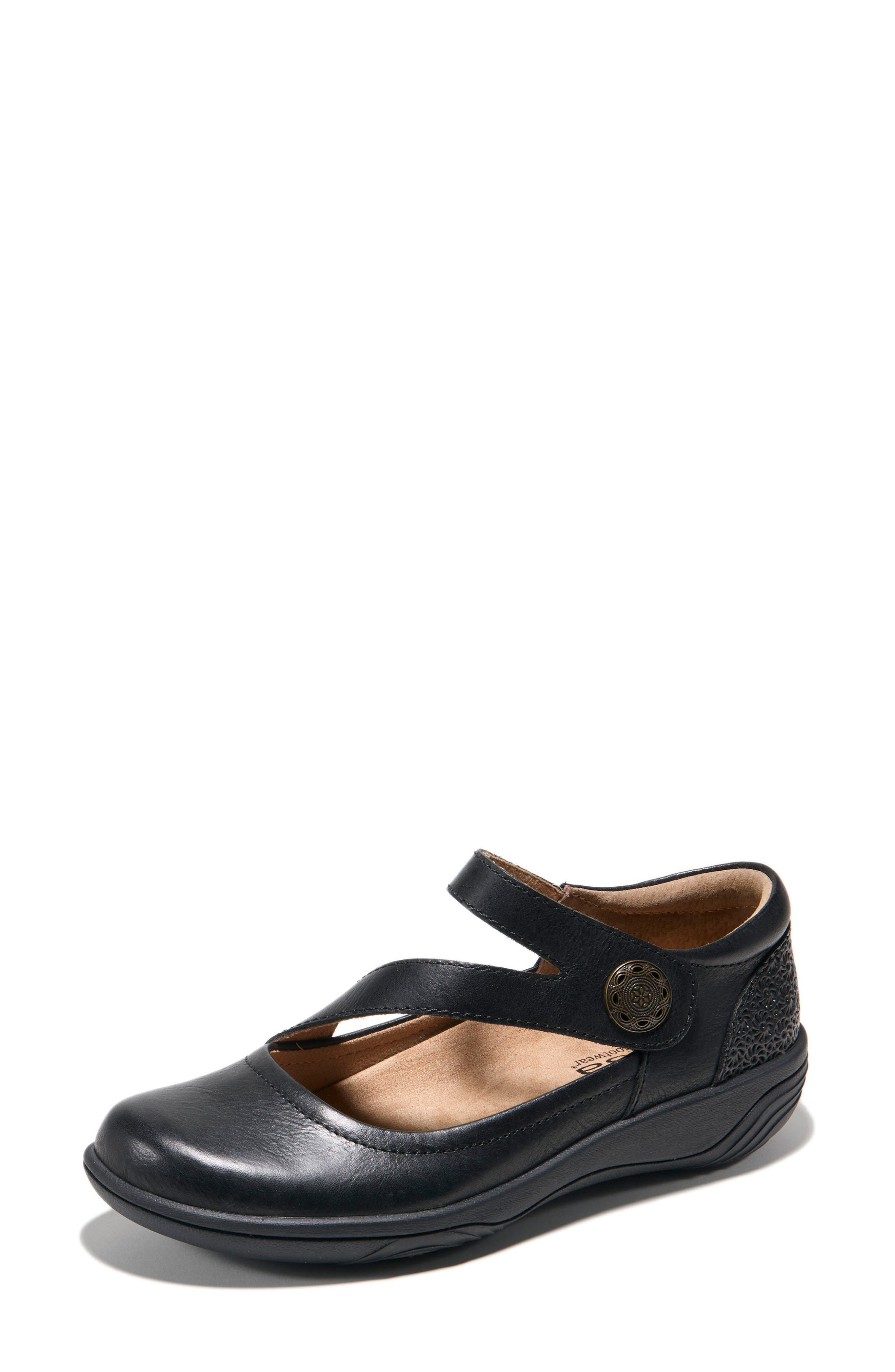 Hälsa Footwear Ava Flat, Alternate, color, Black