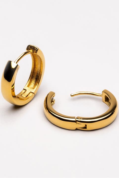 Bold Huggie Hoops
