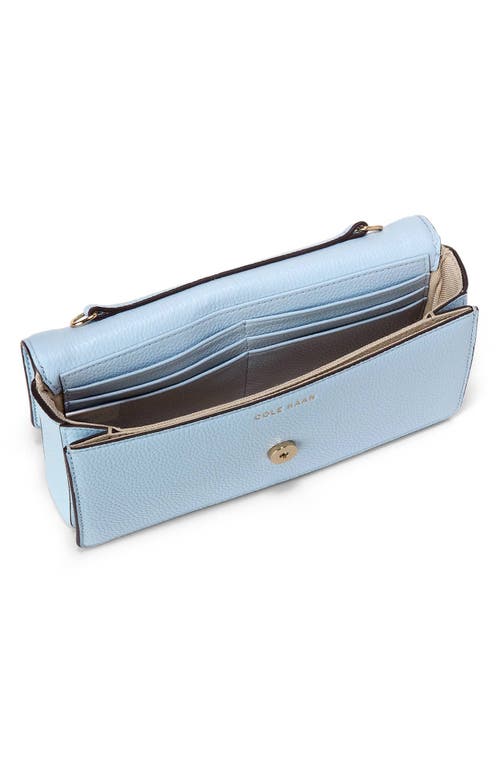 Cole Haan Daniella Leather Wallet On A Chain In Blue