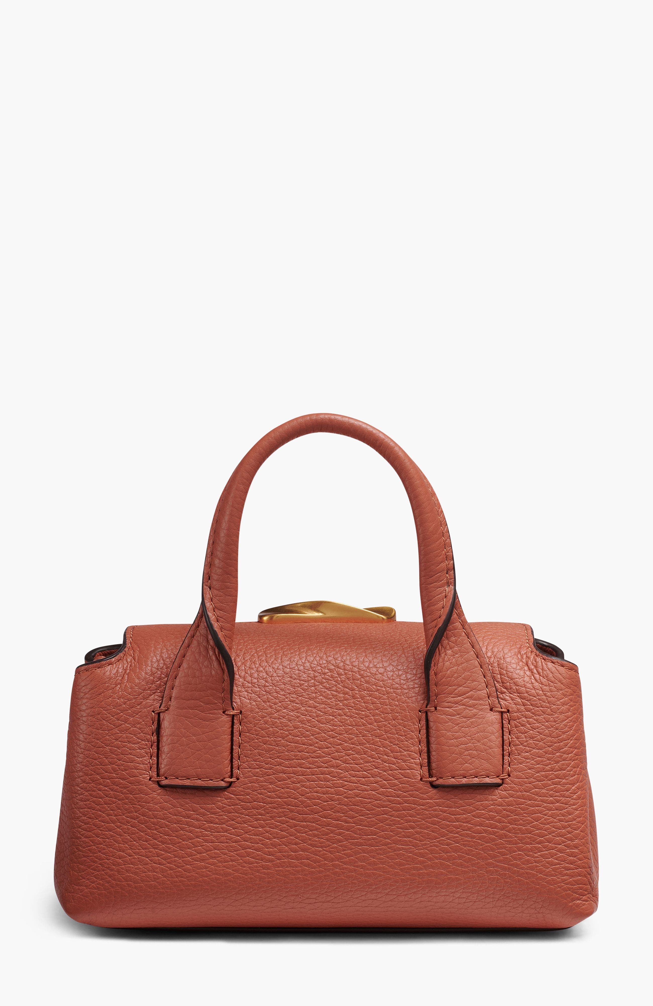 Amagansett Mini Satchel, Alternate, color, Amber