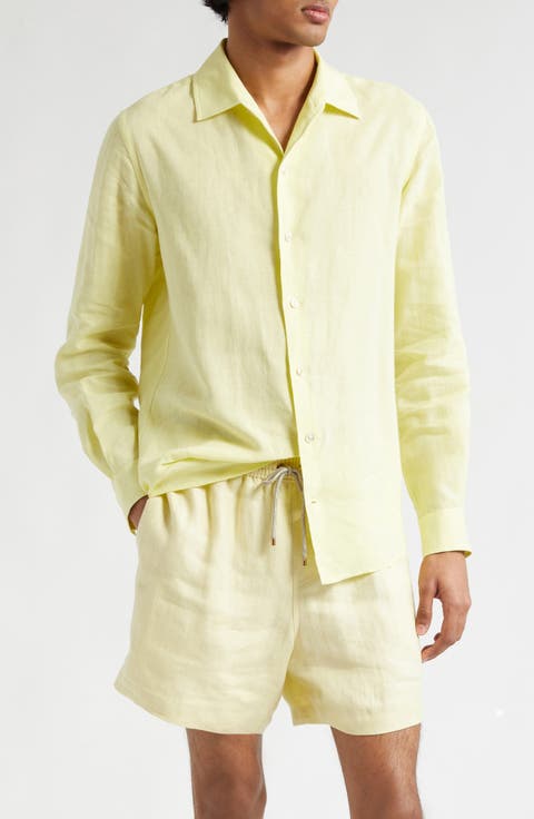 Linen Button-Up Shirt