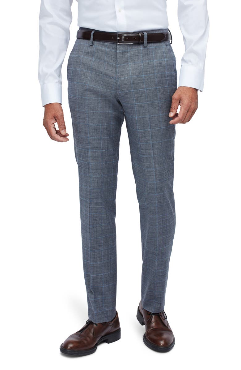 Bonobos Jetsetter Slim Fit Flat Front Stretch Wool Dress Pants, Main, color,