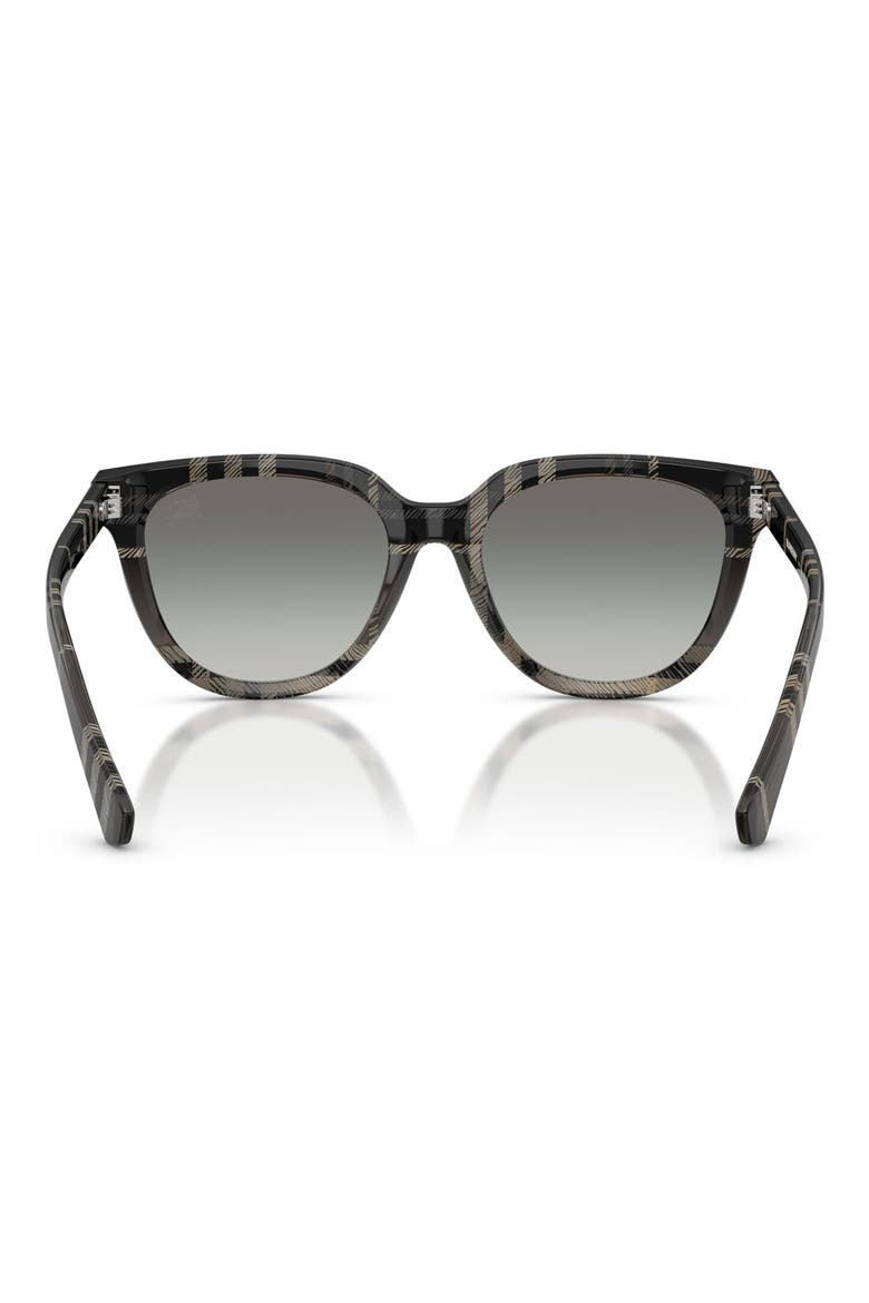 53mm Phantos Sunglasses, Alternate, color, CHECK GRADIENT GREY