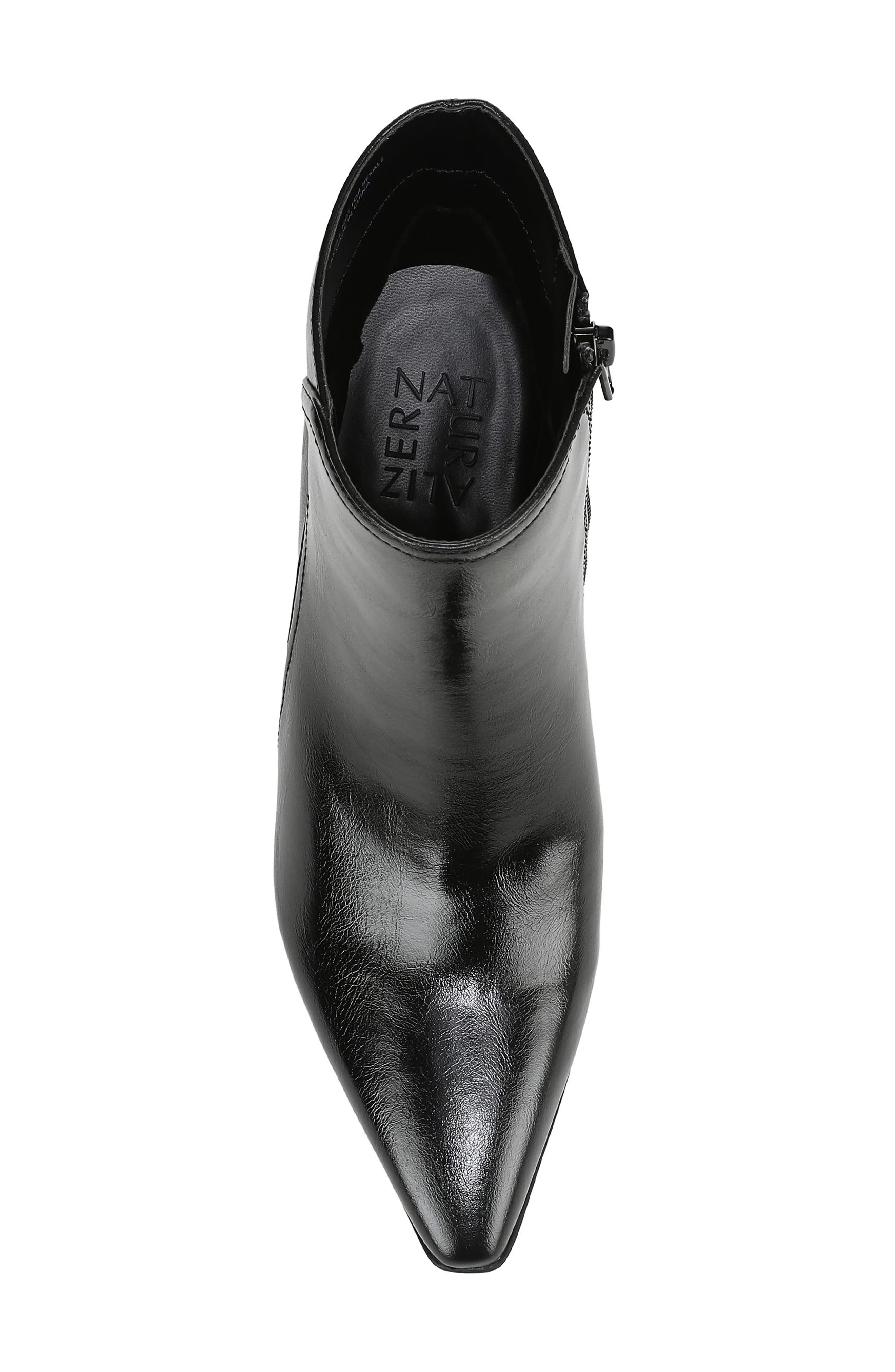 Naturalizer Tucker Bootie, Alternate, color, Black Faux Leather