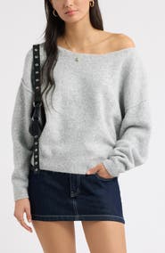 BP. Off the Shoulder Sweater
