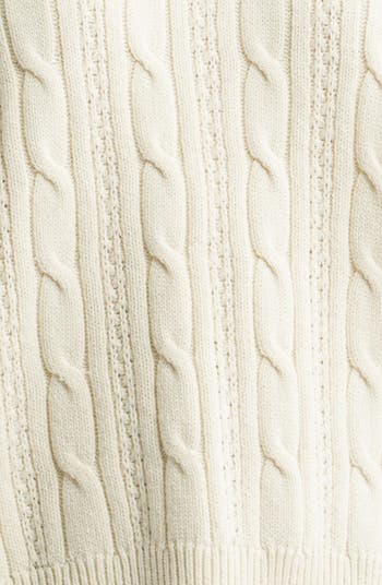 Bow Back Cable Knit Sweater