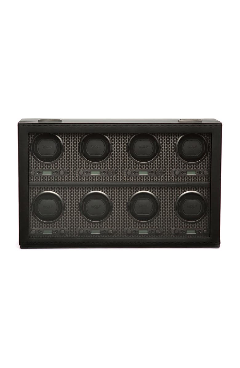 WOLF Axis 8 Piece Watch Winder, Main, color, Powder Coat
