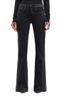 Dojo Studded Flare Leg Jeans