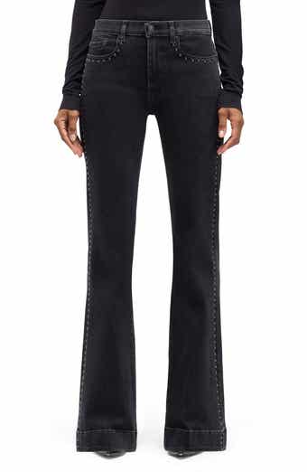 Dojo Studded Flare Leg Jeans
