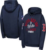 Outerstuff Youth Outerstuff Navy Boston Red Sox Premium Sweep Fleece Hoodie