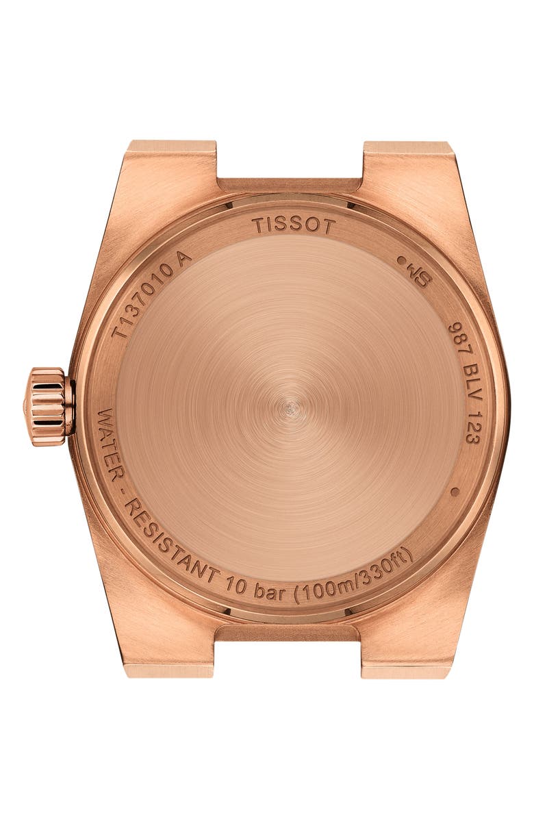 Tissot PRX Diamond Bracelet Watch, 25mm, Alternate, color, Pink