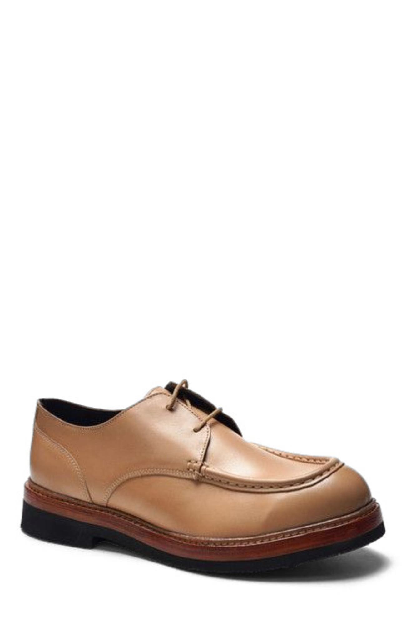 A. Veer Sorrento Moc Derby, Alternate, color, Sand Leather