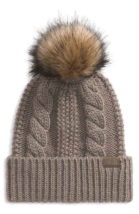 Oh Mega Faux Fur Pompom Beanie