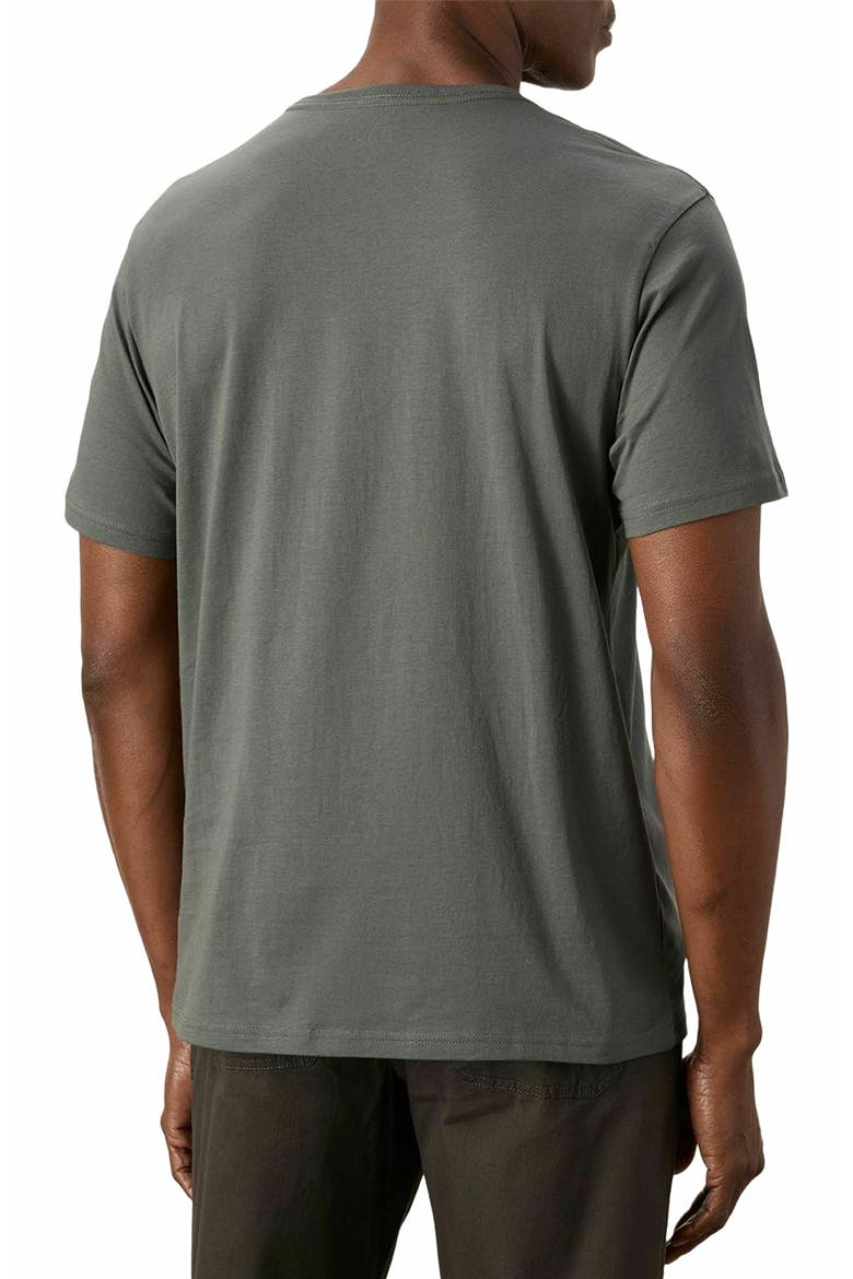 Organic Cotton Softspun Pocket Crew Tee, Alternate, color, Castor Green