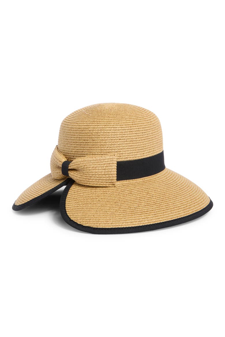 Bow Back Framer Hat, Alternate, color, HEATHER TAN