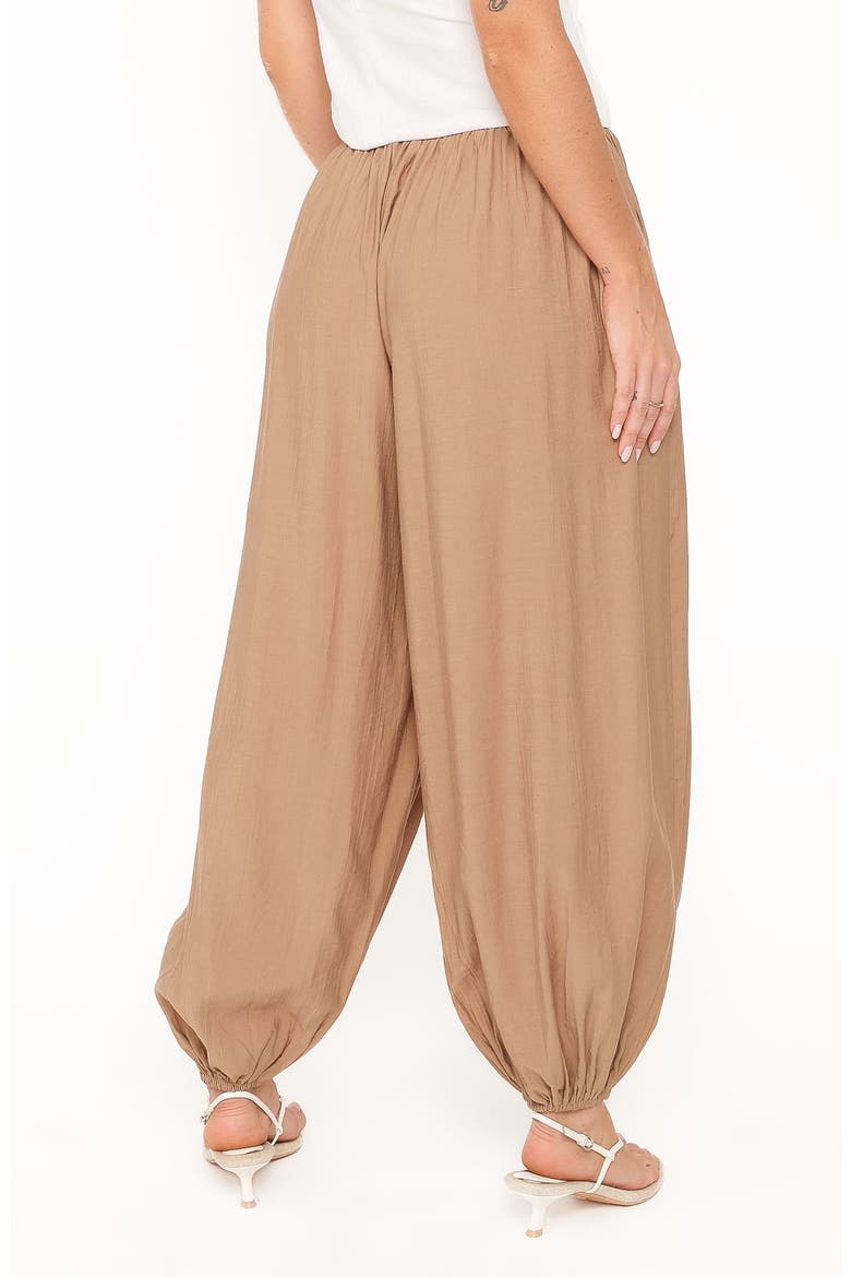 Ayvah Balloon Hem Pants, Alternate, color, CAMEL