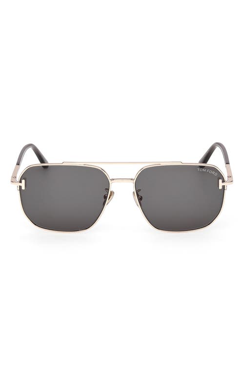 Tom Ford 61mm Navigator Sunglasses