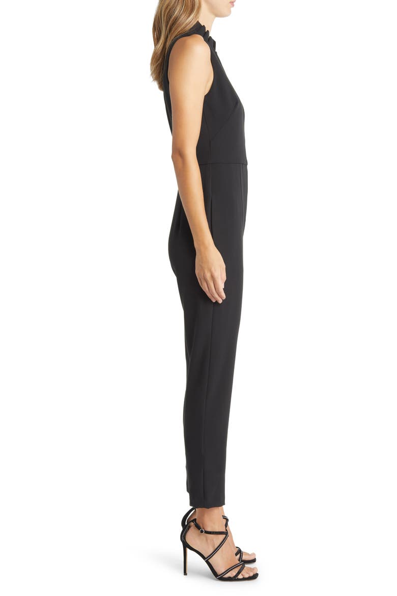 Antoinette Sleeveless Jumpsuit, Alternate, color, BLACK
