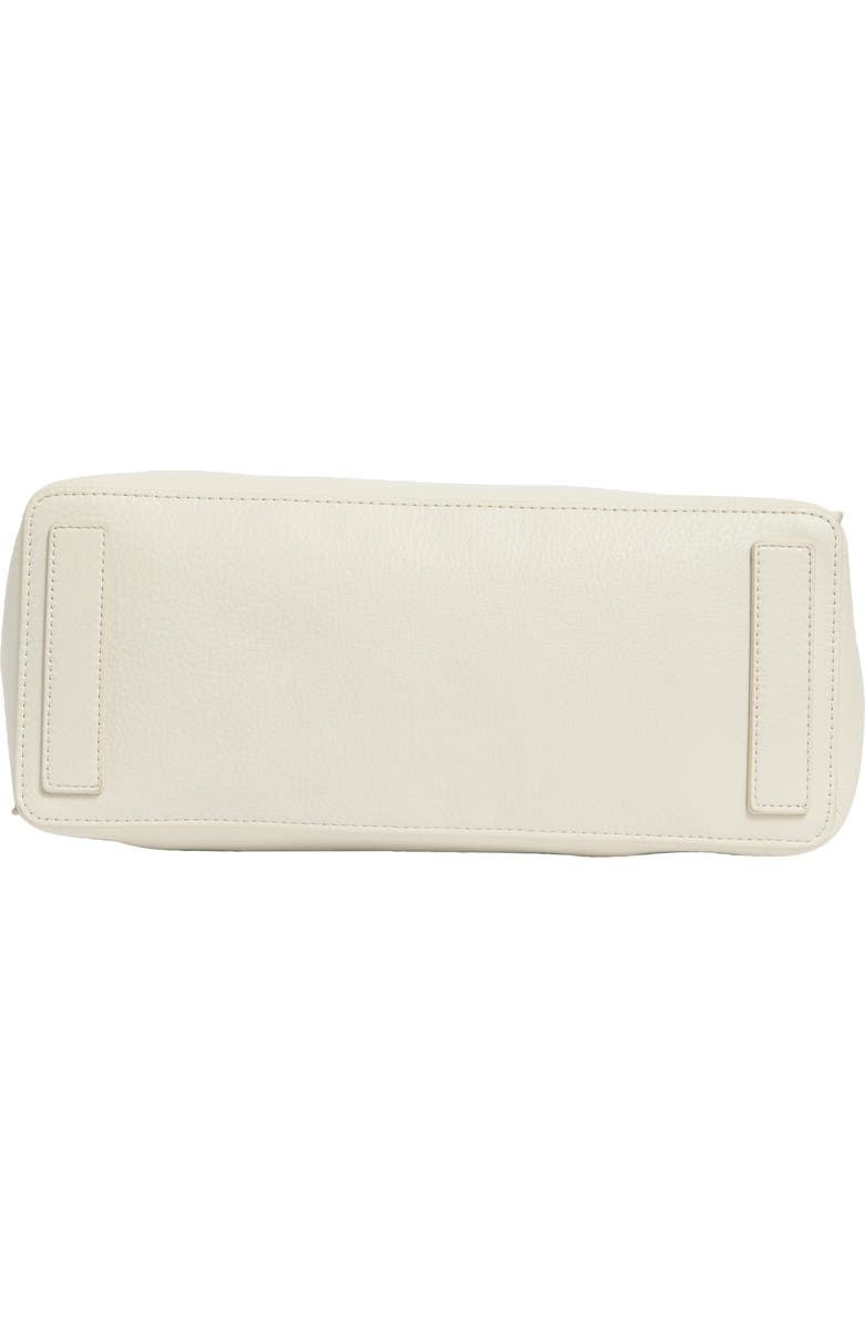 AllSaints Captain NS Leather Tote Bag, Alternate, color, Pampas White